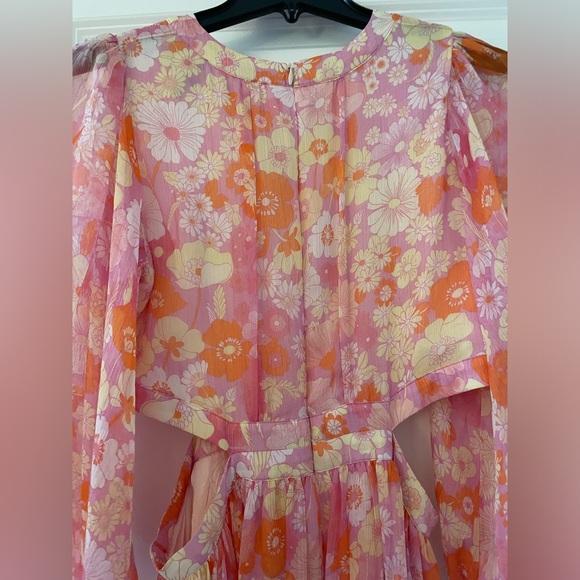 Maje Riso Floral Maxi Dress Size 40 (10 US) - Picture 9 of 12